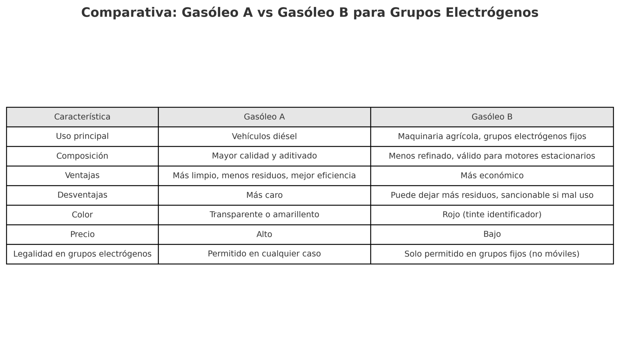 Gasoleo A O B